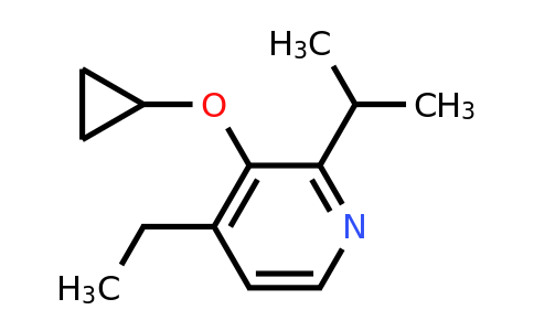 1243462-81-8 | 3-Cyclopropoxy-4-ethyl-2-isopropylpyridine