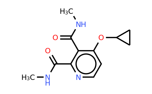 1243464-97-2 | 4-Cyclopropoxy-N2,N3-dimethylpyridine-2,3-dicarboxamide