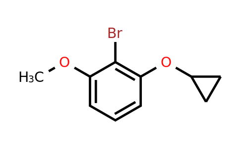 1243465-23-7 | 2-Bromo-1-cyclopropoxy-3-methoxybenzene