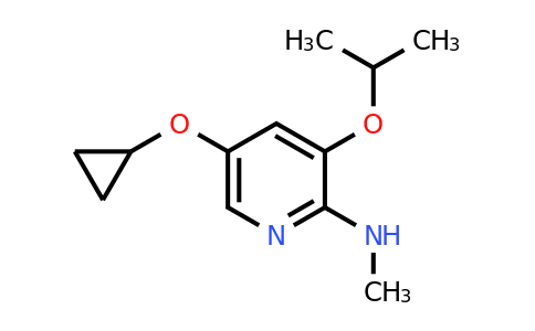 1243466-34-3 | 5-Cyclopropoxy-3-isopropoxy-N-methylpyridin-2-amine