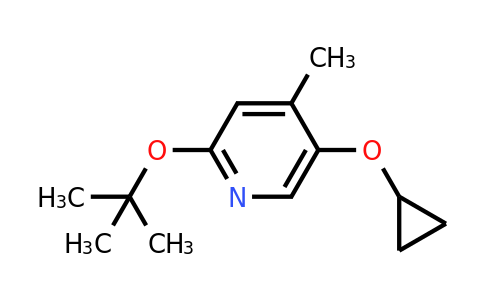 1243466-73-0 | 2-Tert-butoxy-5-cyclopropoxy-4-methylpyridine