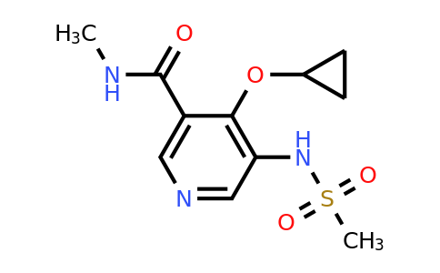 1243469-23-9 | 4-Cyclopropoxy-N-methyl-5-(methylsulfonamido)nicotinamide