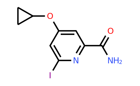 1243469-61-5 | 4-Cyclopropoxy-6-iodopicolinamide