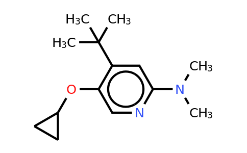 1243473-22-4 | 4-Tert-butyl-5-cyclopropoxy-N,n-dimethylpyridin-2-amine