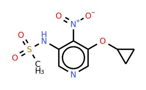 1243476-26-7 | N-(5-cyclopropoxy-4-nitropyridin-3-YL)methanesulfonamide