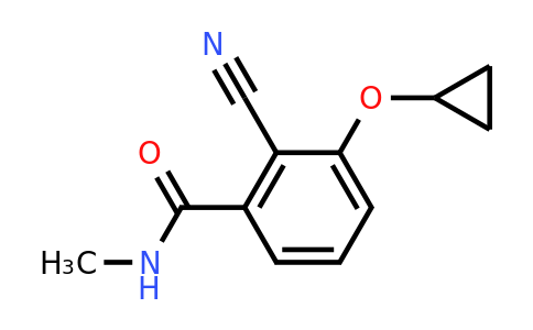 1243480-62-7 | 2-Cyano-3-cyclopropoxy-N-methylbenzamide