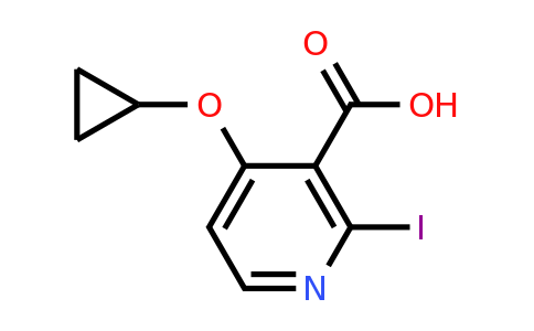 1243480-98-9 | 4-Cyclopropoxy-2-iodonicotinic acid