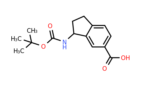 1246508-31-5 | 3-(tert-butoxycarbonylamino)indane-5-carboxylic acid