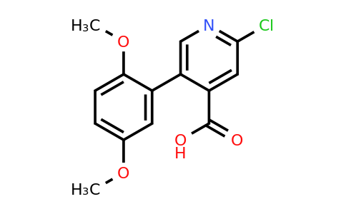 1258625-20-5 | 2-Chloro-5-(2,5-dimethoxyphenyl)isonicotinic acid