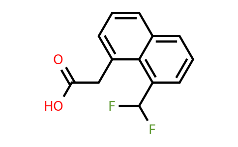 1261488-29-2 | 1-(Difluoromethyl)naphthalene-8-acetic acid