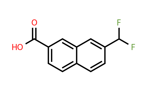 1261489-05-7 | 2-(Difluoromethyl)naphthalene-7-carboxylic acid