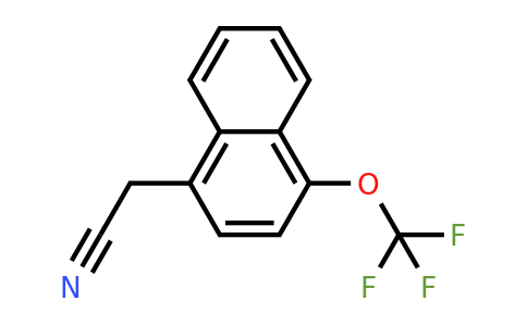 1261560-93-3 | 1-(Trifluoromethoxy)naphthalene-4-acetonitrile