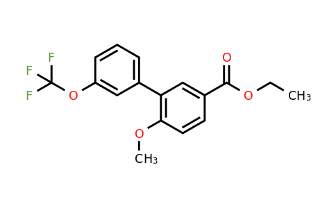 1261572-99-9 | Ethyl 6-methoxy-3'-(trifluoromethoxy)biphenyl-3-carboxylate