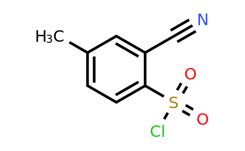 1261682-98-7 | 2-Cyano-4-methylbenzenesulfonyl chloride