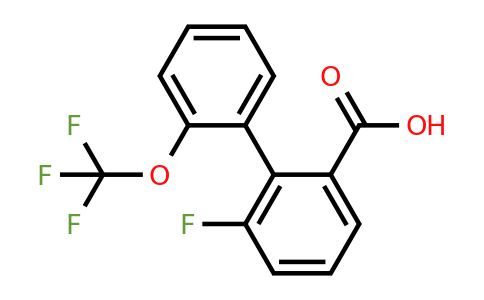 1261853-59-1 | 6-Fluoro-2'-(trifluoromethoxy)biphenyl-2-carboxylic acid