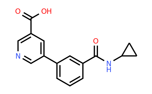 1261901-37-4 | 5-[3-(Cyclopropylaminocarbonyl)phenyl]nicotinic acid