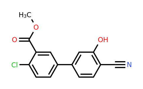 1261901-63-6 | 5-(4-Chloro-3-methoxycarbonylphenyl)-2-cyanophenol