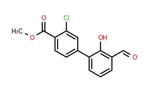 1261902-99-1 | 6-(3-Chloro-4-methoxycarbonylphenyl)-2-formylphenol