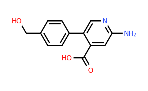 1261905-94-5 | 2-Amino-5-(4-hydroxymethylphenyl)isonicotinic acid