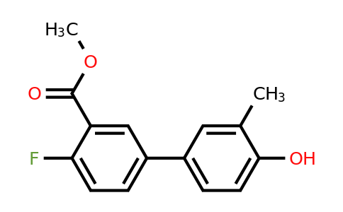 1261917-60-5 | 4-(4-Fluoro-3-methoxycarbonylphenyl)-2-methylphenol