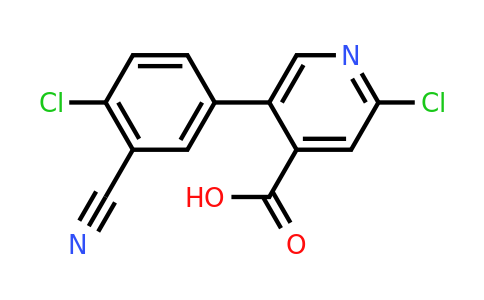 1261924-21-3 | 2-Chloro-5-(4-chloro-3-cyanophenyl)isonicotinic acid