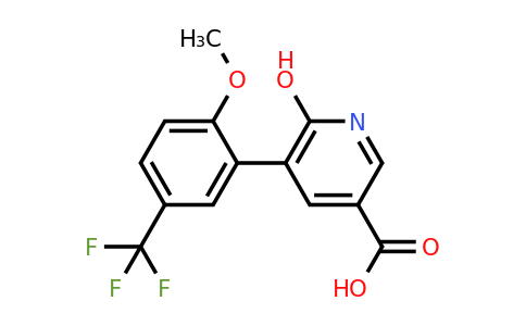 1261950-86-0 | 6-Hydroxy-5-(2-methoxy-5-trifluoromethylphenyl)nicotinic acid