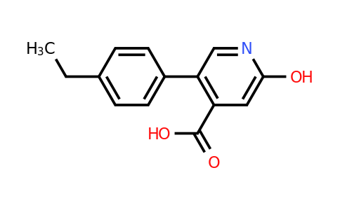 1261953-86-9 | 5-(4-Ethylphenyl)-2-hydroxyisonicotinic acid