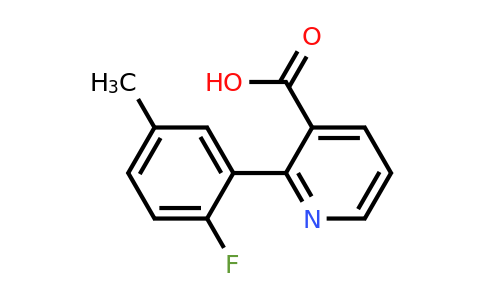 1261955-59-2 | 2-(2-Fluoro-5-methylphenyl)nicotinic acid