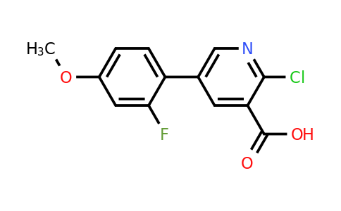 1261959-88-9 | 2-Chloro-5-(2-fluoro-4-methoxyphenyl)nicotinic acid