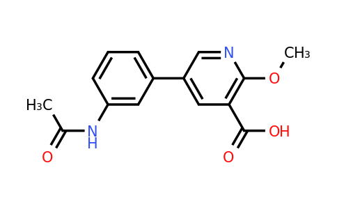 1261962-81-5 | 5-(3-Acetylaminophenyl)-2-methoxynicotinic acid