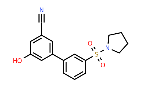 1262002-96-9 | 3-Cyano-5-[3-(pyrrolidinylsulfonyl)phenyl]phenol