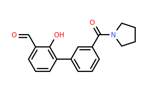 1262003-96-2 | 2-Formyl-6-(3-pyrrolidinylcarbonylphenyl)phenol