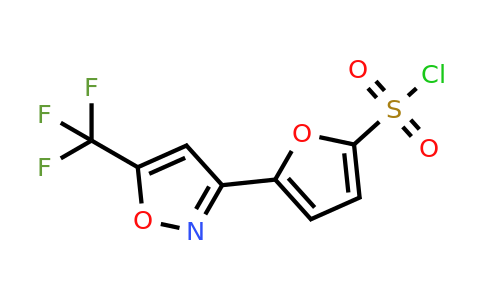 1268334-87-7 | 5-(5-(Trifluoromethyl)isoxazol-3-yl)furan-2-sulfonyl chloride