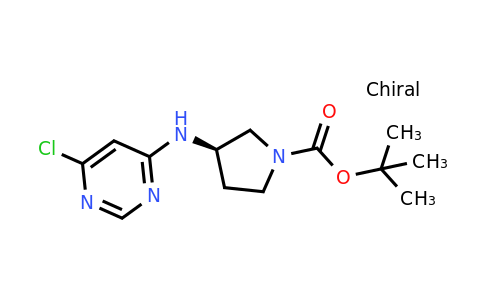1289585-36-9 | (R)-tert-Butyl 3-((6-chloropyrimidin-4-yl)amino)pyrrolidine-1-carboxylate 1289585-36-9 | (R)-tert-Butyl 3-((6-chloropyrimidin-4-yl)amino)pyrrolidine-1-carboxylate