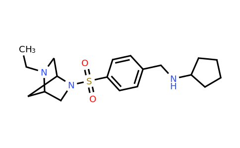 1336912-30-1 | N-(4-((5-Ethyl-2,5-diazabicyclo[2.2.1]heptan-2-yl)sulfonyl)benzyl)cyclopentanamine