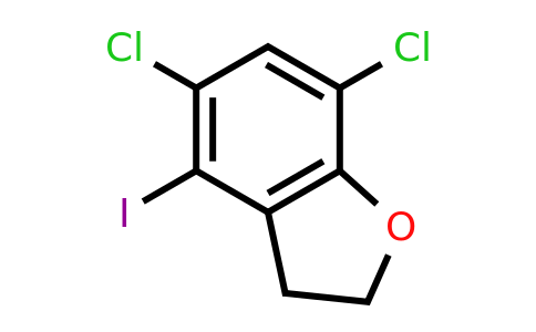 1353497-89-8 | 5,7-Dichloro-4-iodo-2,3-dihydro-1-benzofuran