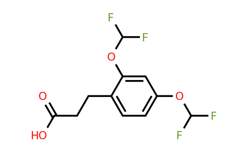 1354771-89-3 | (2,4-Bis(difluoromethoxy)phenyl)propanoic acid