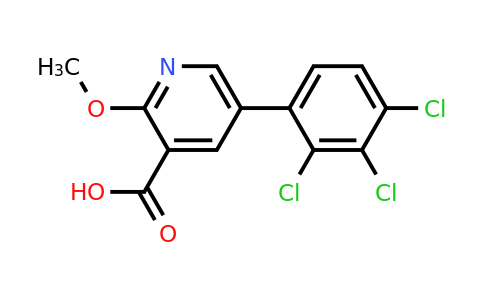 1361501-29-2 | 2-Methoxy-5-(2,3,4-trichlorophenyl)nicotinic acid