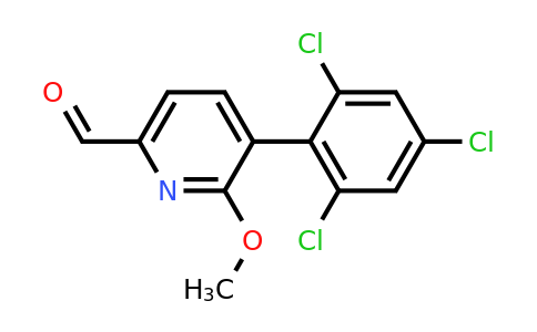 1361501-35-0 | 6-Methoxy-5-(2,4,6-trichlorophenyl)picolinaldehyde