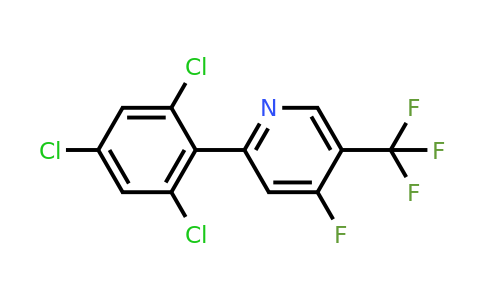 1361510-56-6 | 4-Fluoro-2-(2,4,6-trichlorophenyl)-5-(trifluoromethyl)pyridine