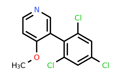 1361512-66-4 | 4-Methoxy-3-(2,4,6-trichlorophenyl)pyridine