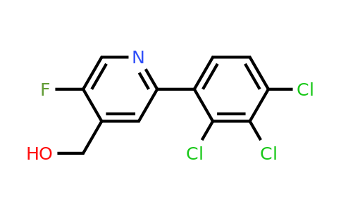 1361512-87-9 | 5-Fluoro-2-(2,3,4-trichlorophenyl)pyridine-4-methanol