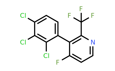 1361535-20-7 | 4-Fluoro-3-(2,3,4-trichlorophenyl)-2-(trifluoromethyl)pyridine