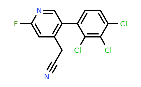 1361536-00-6 | 2-Fluoro-5-(2,3,4-trichlorophenyl)pyridine-4-acetonitrile