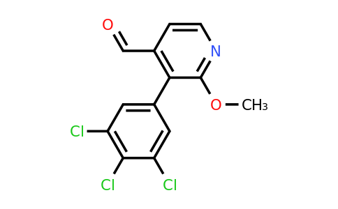 1361562-69-7 | 2-Methoxy-3-(3,4,5-trichlorophenyl)isonicotinaldehyde