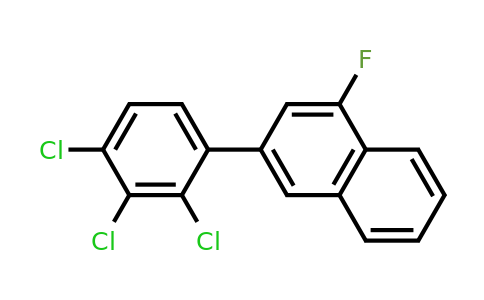 1361580-27-9 | 1-Fluoro-3-(2,3,4-trichlorophenyl)naphthalene