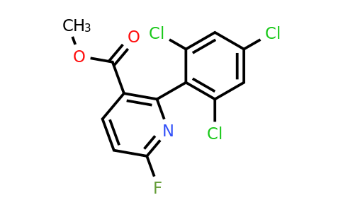 1361583-96-1 | Methyl 6-fluoro-2-(2,4,6-trichlorophenyl)nicotinate