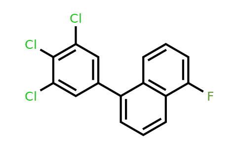 1361602-87-0 | 1-Fluoro-5-(3,4,5-trichlorophenyl)naphthalene