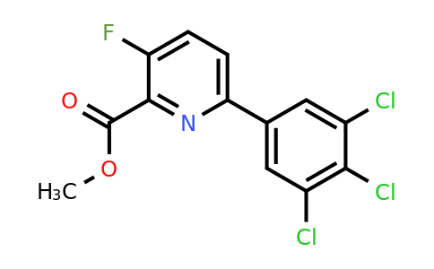 1361648-73-8 | Methyl 3-fluoro-6-(3,4,5-trichlorophenyl)picolinate