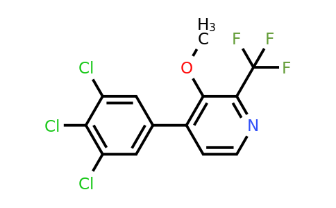 1361669-51-3 | 3-Methoxy-4-(3,4,5-trichlorophenyl)-2-(trifluoromethyl)pyridine